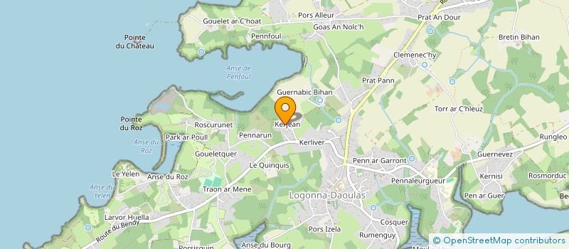 localisation de l'entreprise MADAME ALEXANDRA CARIOU  LOGONNA-DAOULAS