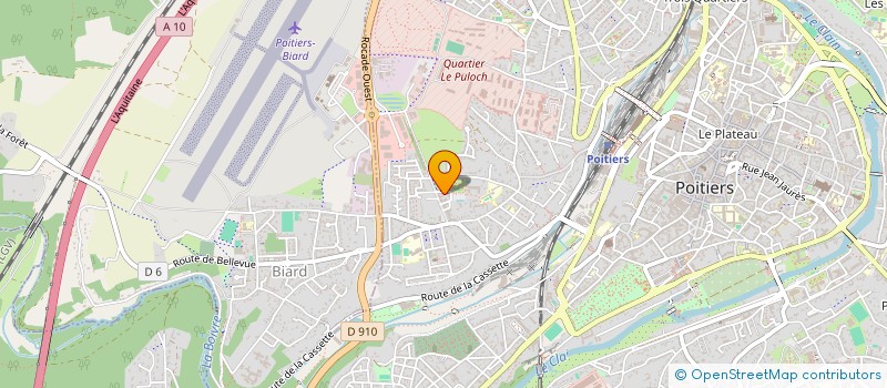 localisation de l'entreprise MADAME ALEXANDRA CARLIER à POITIERS