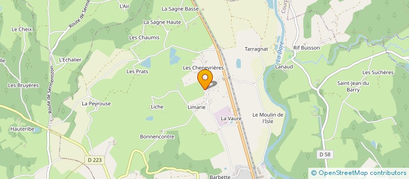 localisation de l'entreprise MADAME ALEXANDRA CARLOT à COURPIERE