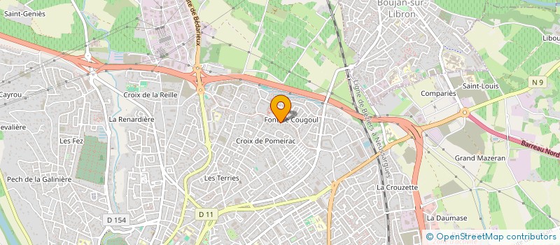 localisation de l'entreprise MADAME ALEXANDRA CARRE à BEZIERS
