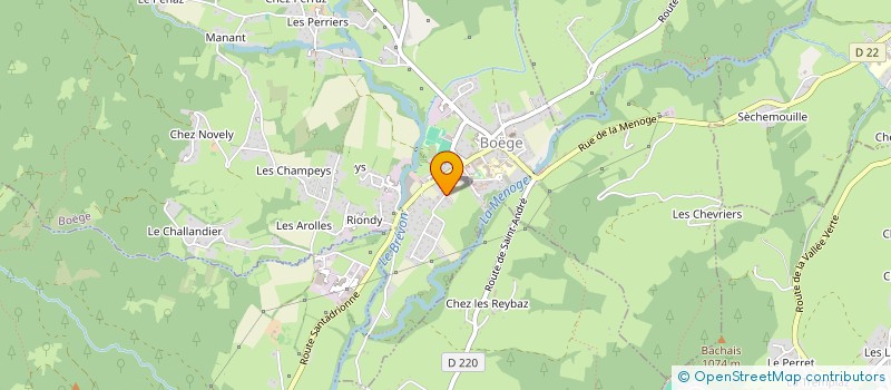 localisation de l'entreprise MADAME ALEXANDRA CARREE  BOEGE