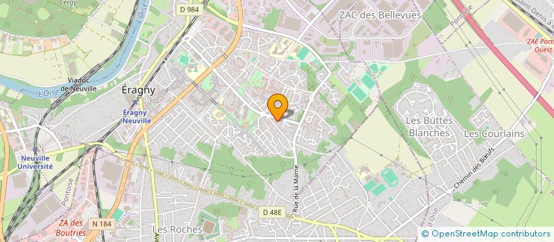 localisation de l'entreprise MADAME ALEXANDRA CARVALHO à ERAGNY