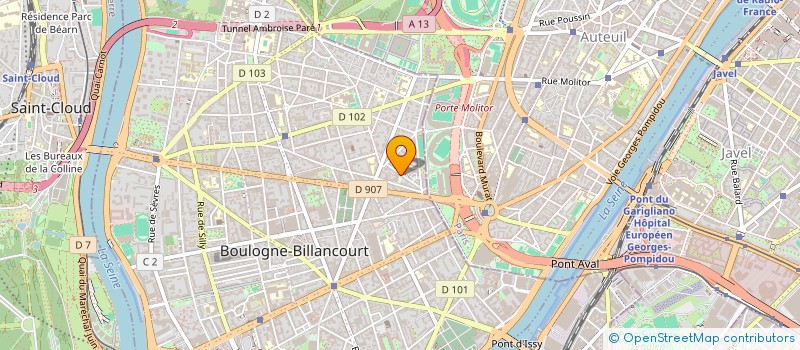 localisation de l'entreprise MADAME ALEXANDRA CASSIGNOL  BOULOGNE-BILLANCOURT