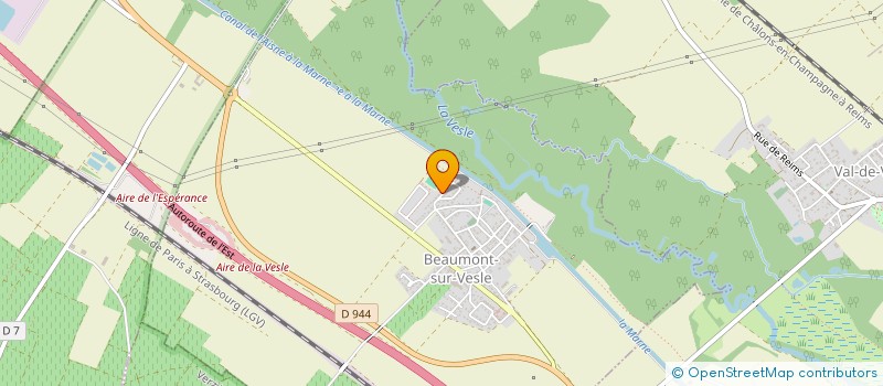 localisation de l'entreprise MADAME ALEXANDRA CASTAGNET  BEAUMONT-SUR-VESLE