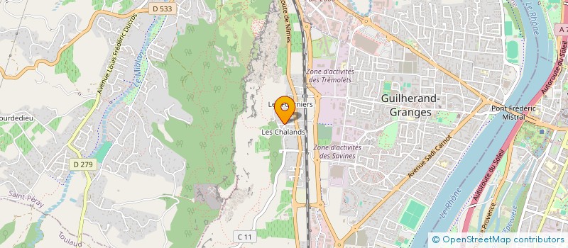 localisation de l'entreprise MADAME ALEXANDRA CASTELLO  GUILHERAND-GRANGES