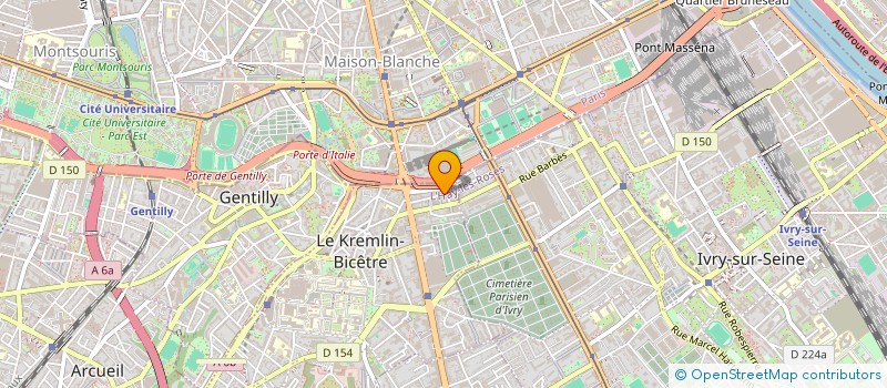 localisation de l'entreprise MADAME ALEXANDRA CASTILLO  LE KREMLIN-BICETRE