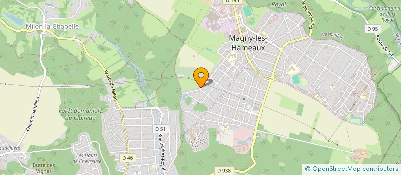 localisation de l'entreprise MADAME ALEXANDRA CAUCHIE  MAGNY-LES-HAMEAUX