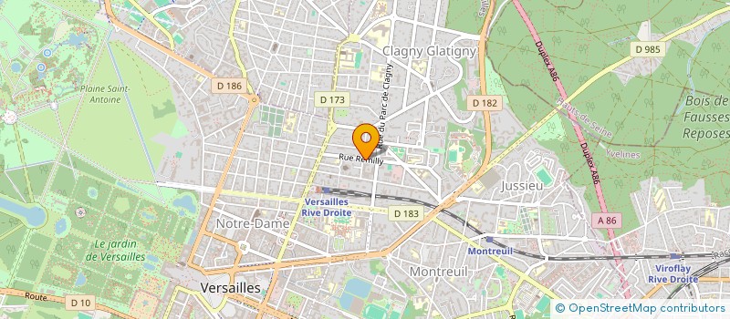 localisation de l'entreprise MADAME ALEXANDRA CAUSSE à VERSAILLES