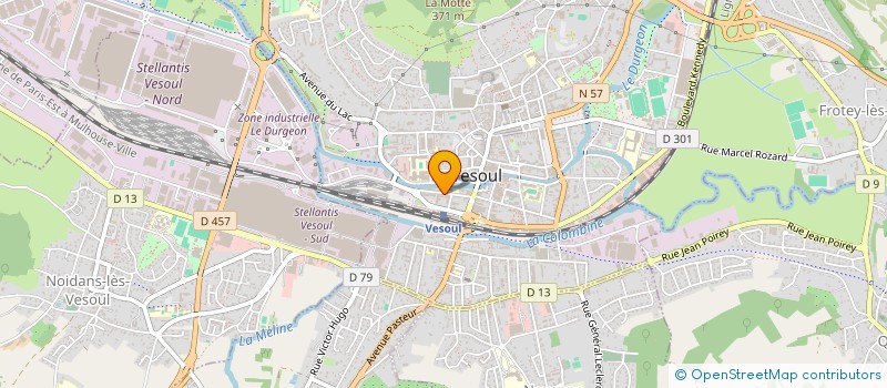 localisation de l'entreprise MADAME ALEXANDRA CAVALLIER à VESOUL