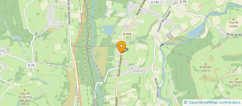 localisation de l'entreprise MADAME ALEXANDRA CEBOLLA  IZAUX