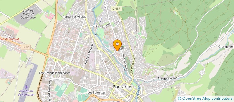 localisation de l'entreprise MADAME ALEXANDRA CEDOLIN  PONTARLIER