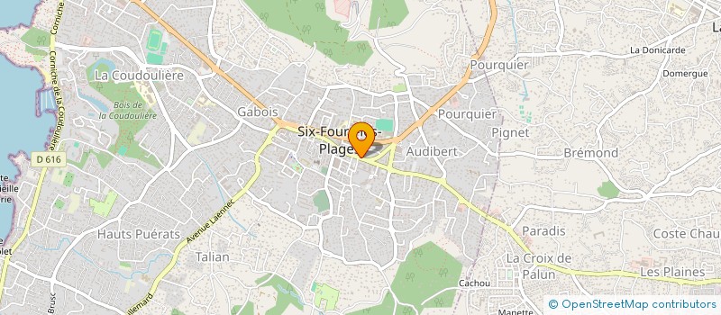 localisation de l'entreprise MADAME ALEXANDRA CELLIER à SIX-FOURS-LES-PLAGES