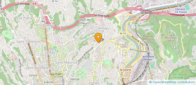 localisation de l'entreprise MADAME ALEXANDRA CHABRILLAC  CAGNES-SUR-MER