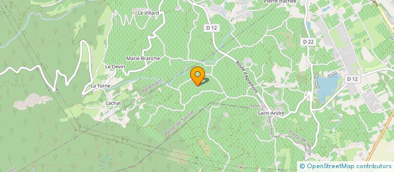 localisation de l'entreprise MADAME ALEXANDRA CHAMBON  PORTE-DE-SAVOIE