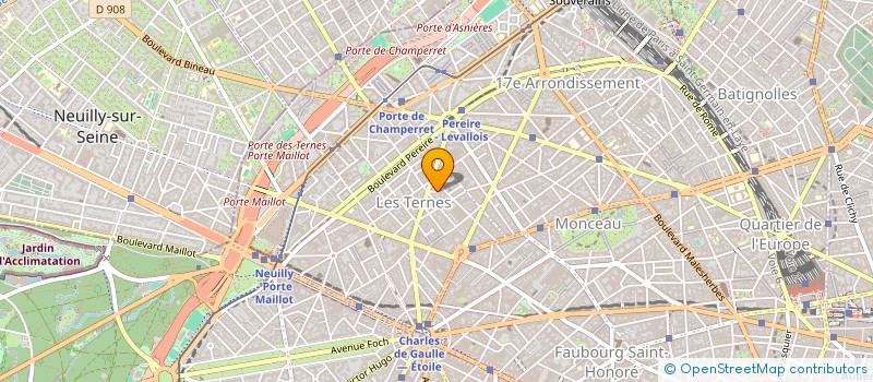 localisation de l'entreprise MADAME ALEXANDRA CHAOUAT  PARIS 17