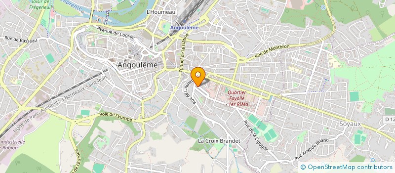 localisation de l'entreprise MADAME ALEXANDRA CHARCOSSET à ANGOULEME