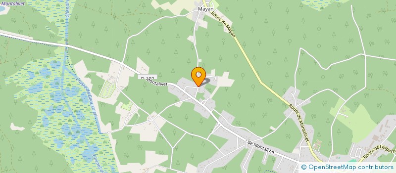 localisation de l'entreprise MADAME ALEXANDRA CHARUA  VENDAYS-MONTALIVET