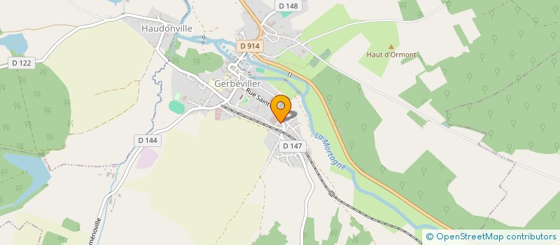 localisation de l'entreprise MADAME ALEXANDRA CHAUVEY  GERBEVILLER