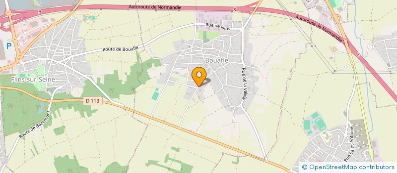localisation de l'entreprise MADAME ALEXANDRA CHERRUAUD à BOUAFLE