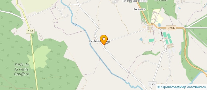 localisation de l'entreprise MADAME ALEXANDRA CHEVESSAND à LE PIN-AU-HARAS