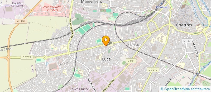 localisation de l'entreprise MADAME ALEXANDRA CHEVREUIL à LUCE