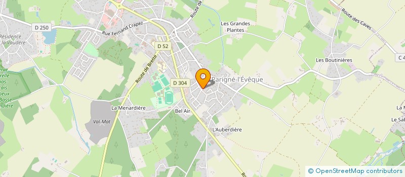 localisation de l'entreprise MADAME ALEXANDRA CHEVRIER  PARIGNE-L'EVEQUE