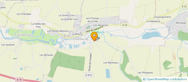 localisation de l'entreprise MADAME ALEXANDRA CHIRON  CHANTECOQ
