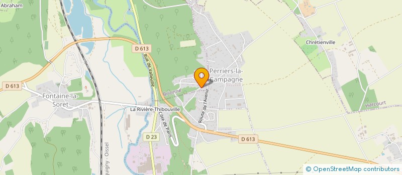 localisation de l'entreprise MADAME ALEXANDRA CIPOLLA  BRIONNE