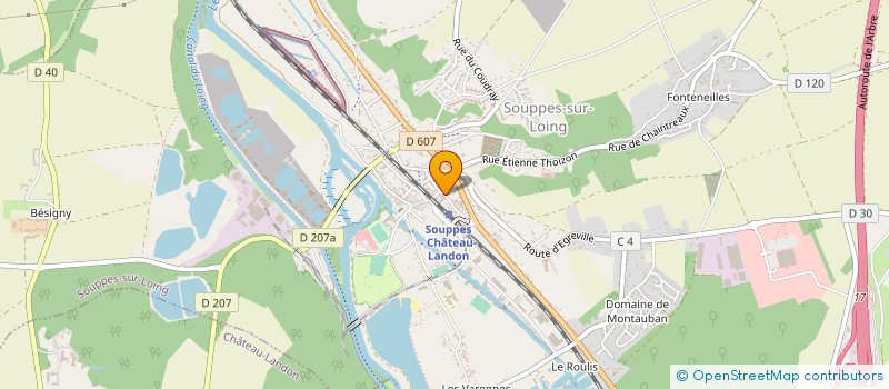 localisation de l'entreprise MADAME ALEXANDRA CIVIT  SOUPPES-SUR-LOING