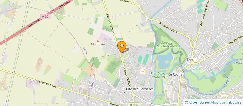localisation de l'entreprise MADAME ALEXANDRA-CLARA MOLDOVAN à CHATEAUROUX