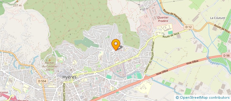 localisation de l'entreprise MADAME ALEXANDRA CLEMENT  HYERES