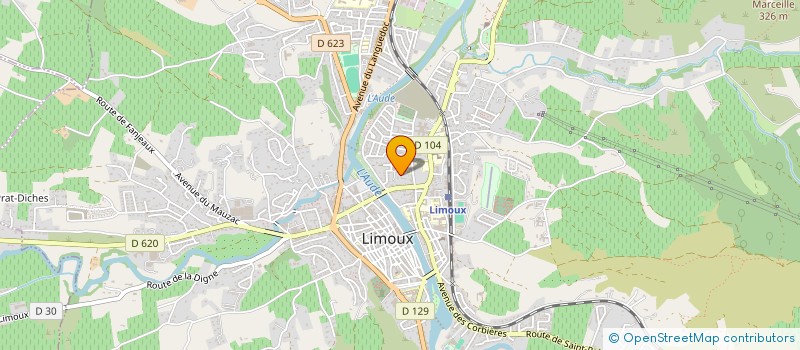localisation de l'entreprise MADAME ALEXANDRA CLERCY à LIMOUX
