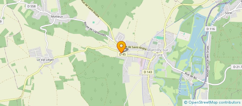 localisation de l'entreprise MADAME ALEXANDRA CLOIX  MARCILLY-SUR-EURE