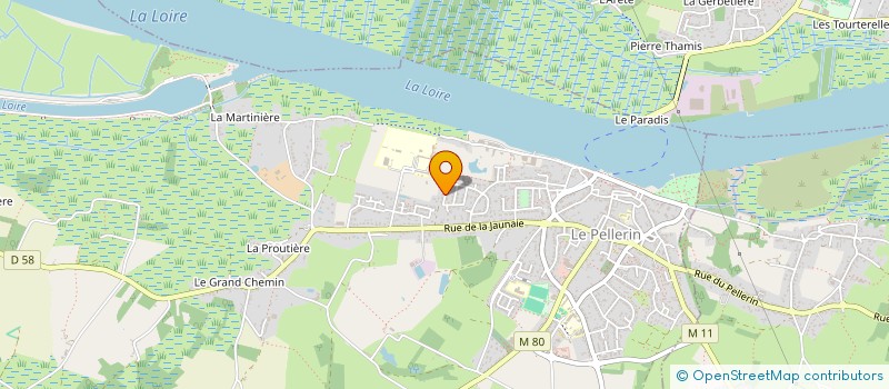 localisation de l'entreprise MADAME ALEXANDRA CLOUET  LE PELLERIN