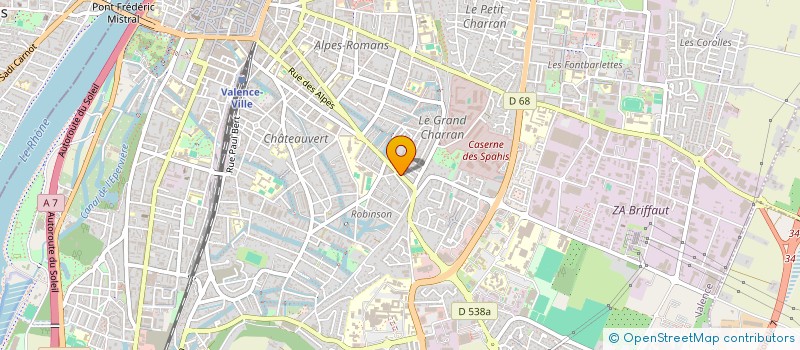 localisation de l'entreprise MADAME ALEXANDRA COLANCON  VALENCE