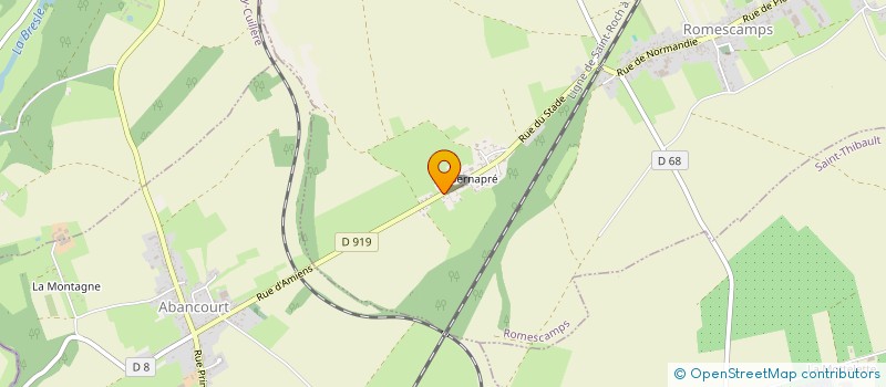 localisation de l'entreprise MADAME ALEXANDRA COLET  ROMESCAMPS