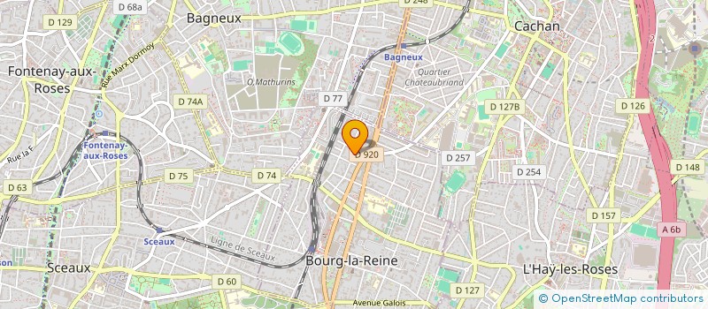 localisation de l'entreprise MADAME ALEXANDRA COLLARO à BOURG-LA-REINE