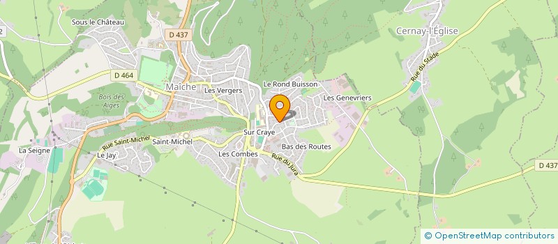 localisation de l'entreprise MADAME ALEXANDRA COLOMBAIN  MAICHE