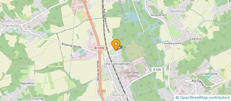 localisation de l'entreprise MADAME ALEXANDRA COLOMBO  RANTIGNY