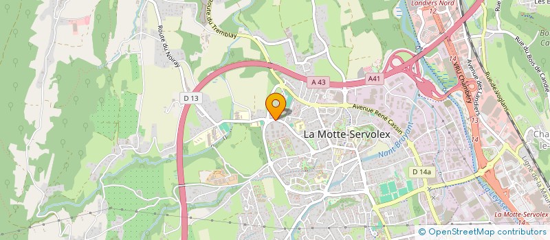 localisation de l'entreprise MADAME ALEXANDRA CORBALAN  LA MOTTE-SERVOLEX