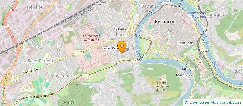 localisation de l'entreprise MADAME ALEXANDRA CORDIER à BESANCON
