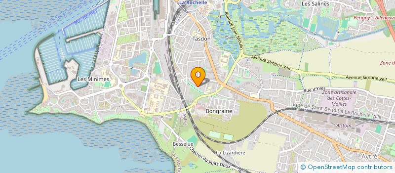 localisation de l'entreprise MADAME ALEXANDRA CORMIER à LA ROCHELLE