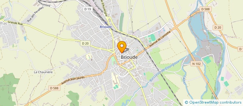 localisation de l'entreprise MADAME ALEXANDRA CORNAIRE à BRIOUDE