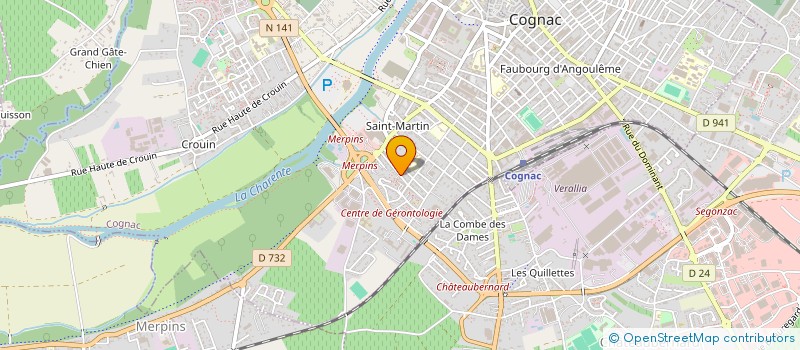 localisation de l'entreprise MADAME ALEXANDRA CORNIER à COGNAC
