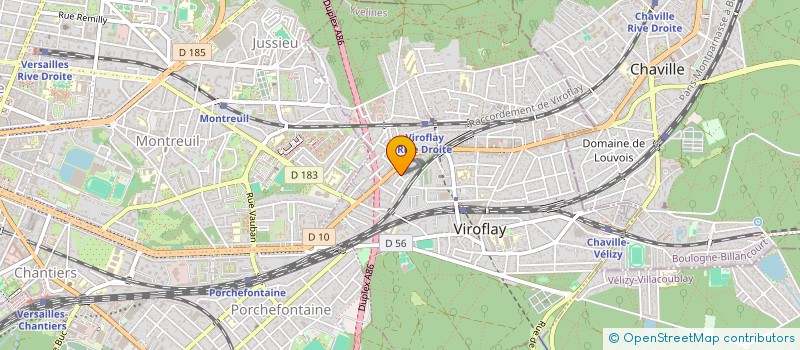 localisation de l'entreprise MADAME ALEXANDRA COROYER  VIROFLAY