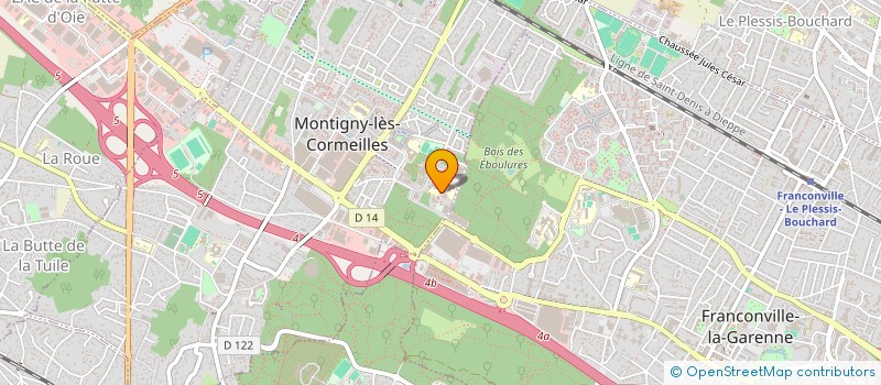 localisation de l'entreprise MADAME ALEXANDRA CORREIA à MONTIGNY-LES-CORMEILLES
