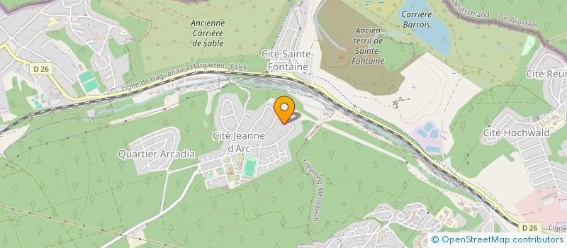 localisation de l'entreprise MADAME ALEXANDRA CORREIA DOS SANTOS  SAINT-AVOLD