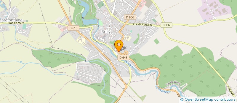 localisation de l'entreprise MADAME ALEXANDRA COSSA  VAL DE BRIEY