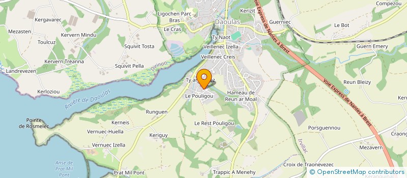 localisation de l'entreprise MADAME ALEXANDRA COSTARD à DAOULAS