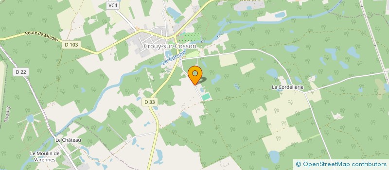 localisation de l'entreprise MADAME ALEXANDRA COUCHOT  CROUY-SUR-COSSON